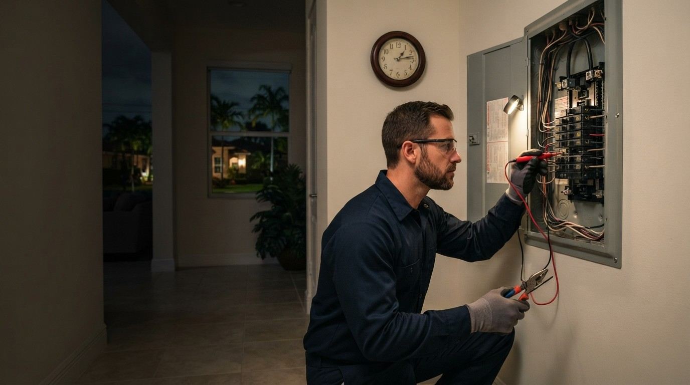 24-Hour Emergency Electrician in Fort Lauderdale: When You Need Immediate Help